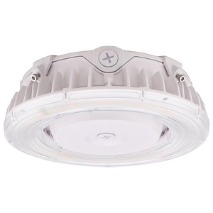 75W CCT Selectable LED Flush Mount In Utilitarian Style-3.15 Inches Tall and 11.02 Inches Wide