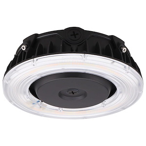 75W CCT Selectable LED Flush Mount In Utilitarian Style-3.15 Inches Tall and 11.02 Inches Wide