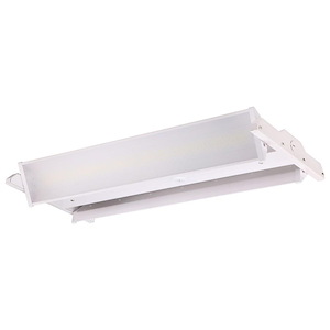LED Linear Hi-Bay Light with Integrated Sensor Port In Utilitarian Style-1.88 Inches Tall and 26 Length