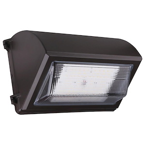 29/40/60W LED Emergency Cutoff Wall Pack In Traditional-9.83 Inches Tall and 14.26 Inches Wide