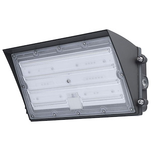 ColorQuick - 80W LED Semi Cutoff Wall Pack-5.83 Inch Tall and 12.62 Inch Wide - 1418281