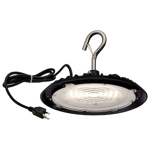 Hi-Pro - 60W LED Shop Light with Plug-5.63 Inches Tall and 8.27 Inches Wide - 1314351