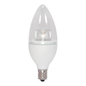 Accessory-4.5W 2700K B11 LED Candelabra Base Replacement Lamp-1.38 Inches Wide