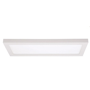 24W LED Rectanlge Flush Mount-7 Inches Wide
