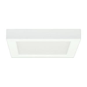 13.5W LED Square Flush Mount with 0-10V Dimming-7 Inches Wide