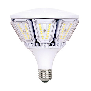 Accessory-40W 3000K LED HID Medium Base Replacement Lamp-5.13 Inches Wide