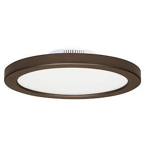 12W LED Round Flush Mount-7 Inches Wide