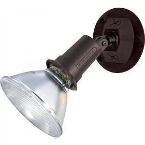 One Light Outdoor Flood Light with Adjustable Swivel-4.5 Inches Wide by 4.75 Inches High