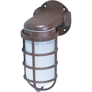 One Light Vapor Proof Small Outdoor Wall Mount