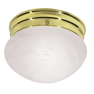 One Light Small Flush Mount