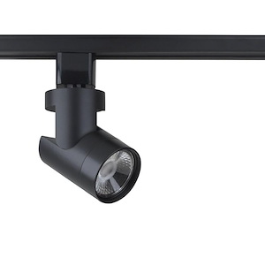 12W 1 LED 24 Degree Barrel Track Head in Contemporary Style-2.19 Inches Wide by 3.25 Inches High