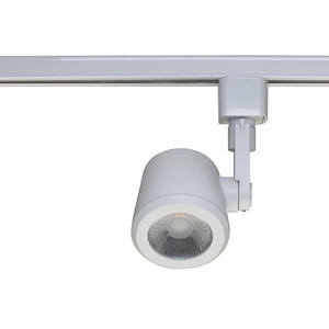 12W 1 LED 24 Degree Taper Back Track Head in Contemporary Style-2.84 Inches Wide by 2.75 Inches High