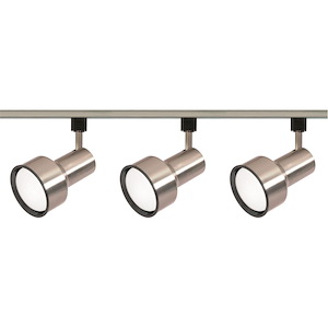 Three Light Step Cylinder Track Kit-1.5 Inches Wide by 7.25 Inches High
