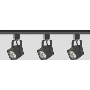 Three Light Line Voltage Square Track Kit-3.5 Inches Wide by 1.5 Inches High