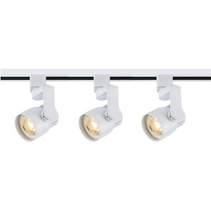 36W 3 LED Round Track Light with Angle Arm-2.5 Inches Wide by 3 Inches High