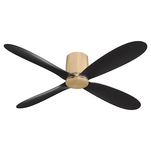 Myriad - 4 Blade Flush Mount Ceiling Fan-9.61 Inches Tall and 56 Inches Wide - 1325926