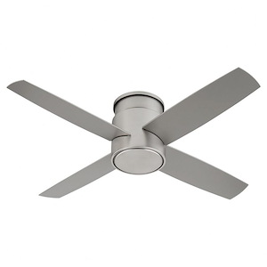 Oslo Hugger - 4 Blade Flush Mount Ceiling Fan-9.78 Inches Tall and 44 Inches Wide