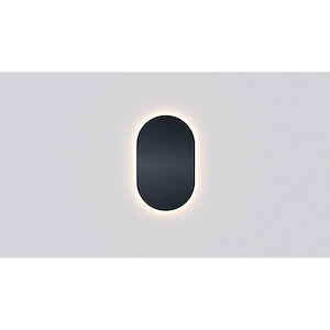 Argo - 24W 1 LED Capsule Mirror-36 Inches Tall and 22 Inches Wide - 1344093
