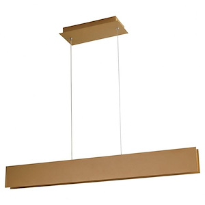 Brio - 73W 1 LED Pendant-4.25 Inches Tall and 36 Inches Length