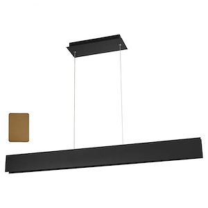 Brio - 89W 1 LED Pendant-4.25 Inches Tall and 46 Inches Length