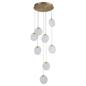 Axiom - 28.8W 8 LED Pendant-6.25 Inches Tall and 13 Inches Wide