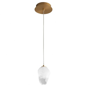 Vivo - 8W 1 LED Pendant-6.75 Inches Tall and 4.75 Inches Wide