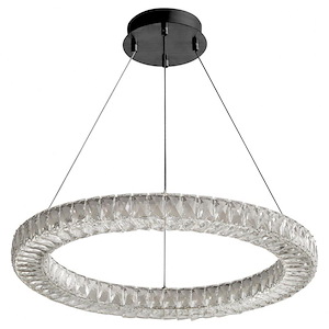&#195;‰lan - 25W 1 LED Pendant In Modern Style-3 Inches Tall and 24 Inches Wide