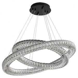 Elan - 58W 2 LED Dual Ring Pendant-3 Inches Tall and 32 Inches Wide - 1325954