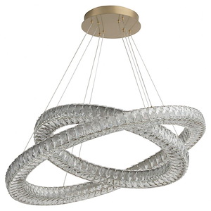 Elan - 58W 2 LED Dual Ring Pendant-3 Inches Tall and 32 Inches Wide - 1325954