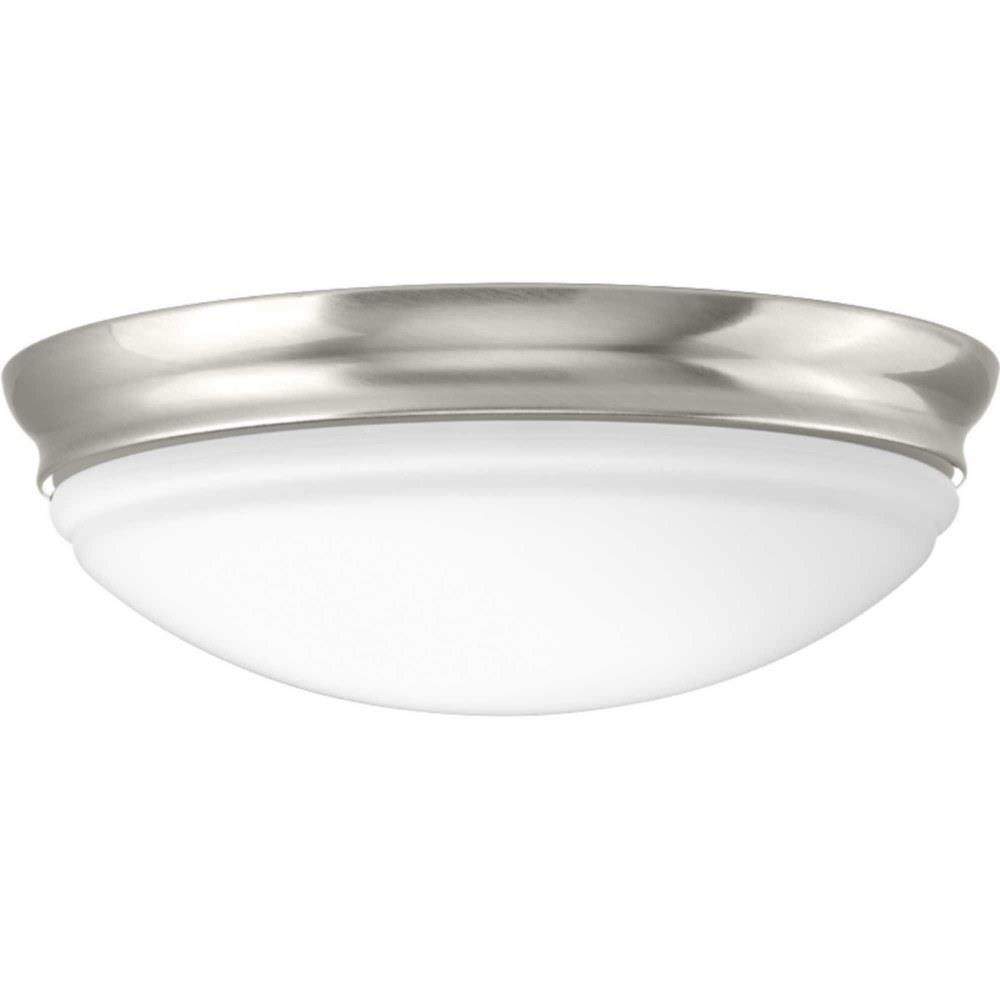 Progress Lighting P350100 LED Flush Mount Close-to-Ceiling Light  Light Globe Shade in Transitional style 11 Inches wide by 4.25 Inches  high