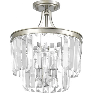 Glimmer - 15.5 Inch Height - Close-to-Ceiling Light - 3 Light - Drop Shade - Line Voltage - 544242