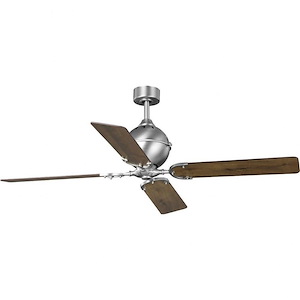 Royer - Wide - Ceiling Fan - Handheld Remote in Urban Industrial style - 56 Inches wide by 17.81 Inches high