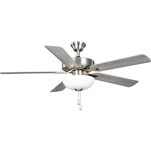 AirPro E-Star - 5 Blade Ceiling Fan with Light Kit In Transitional Style-16.7 Inches Tall and 52 Inches Wide - 1100732