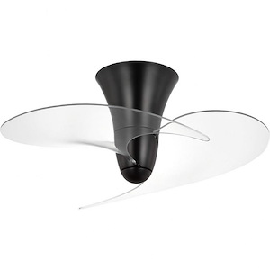 Beal - 2 Blade Flush Mount Ceiling Fan-13.94 Inches Tall and 33.19 Inches Wide