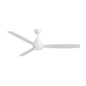 Gaze - 3 Blade Ceiling Fan with Light Kit-13.13 Inch Tall and 60 Inch Wide - 1396994