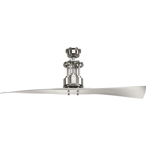 Spades - Wide - Ceiling Fan - Handheld Remote in Transitional and Modern style - 56 Inches wide by 18.13 Inches high