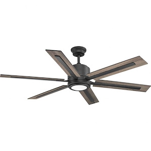 Glandon - Wide - Ceiling Fan - 1 Light - Handheld Remote in Transitional style - 60 Inches wide by 17.13 Inches high