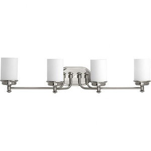Glide - 4 Light in Coastal style - 34 Inches wide by 7.75 Inches high
