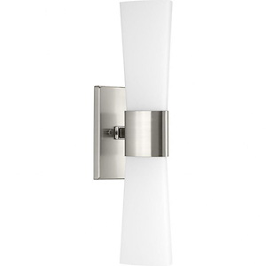 Zura - 2 Light - Triangular Shade in Modern style - 4.5 Inches wide by 21 Inches high