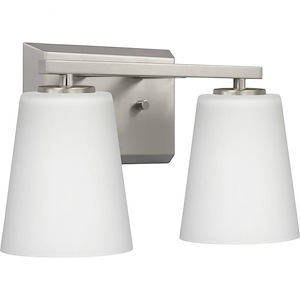 Vertex - 2 Light Bath Vanity In Contemporary Style-7.5 Inches Tall and 6.25 Inches Wide - 1302179