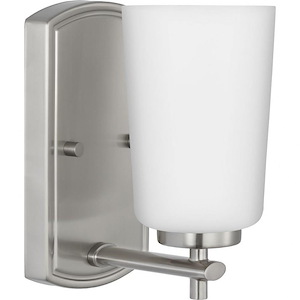 Adley - 1 Light Bath Vanity In Contemporary Style-7.75 Inches Tall and 6 Inches Wide
