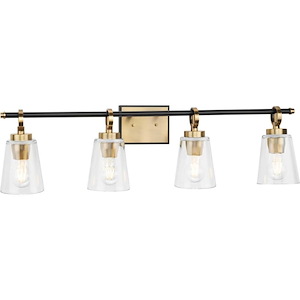 Cassell - 4 Light Bath Vanity In Industrial Style-9.12 Inches Tall and 6.62 Inches Wide - 1325222