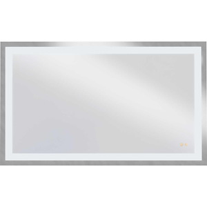 Captarent - 92 1 LED Rectangular Mirror In Contemporary Style-36 Inches Tall and 2.19 Inches Wide