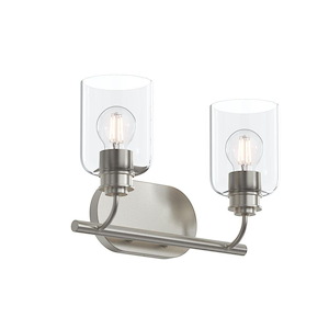 Reines - 2 Light Bath Vanity-9.5 Inch Tall and 14.75 Inch Length - 1428468