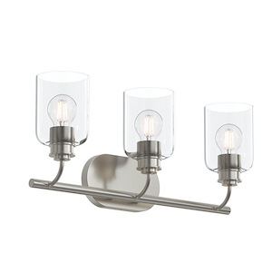 Reines - 3 Light Bath Vanity-9.5 Inch Tall and 22.75 Inch Length - 1428469
