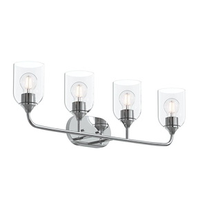 Ilia - 4 Light Bath Vanity-9.75 Inch Tall and 31 Inch Length - 1428473