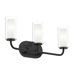 Mack - 3 Light Bath Vanity-9.5 Inch Tall and 22.25 Inch Length - 1428475