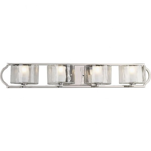 Caress - 4 Light in Luxe and New Traditional style - 34.44 Inches wide by 5.56 Inches high - 328064