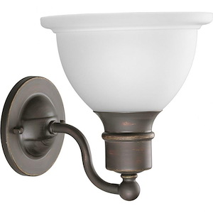 Madison - 1 Light - Bell Shade in Transitional and Traditional style - 7.63 Inches wide by 8 Inches high - 117460