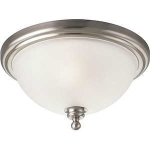 Madison - Close-to-Ceiling Light - 2 Light - Bowl Shade in Transitional and Traditional style - 15.75 Inches wide by 8.25 Inches high - 117550